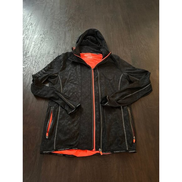 Superdry Sports Athletic Panel Hoodie - Picture 1 of 3
